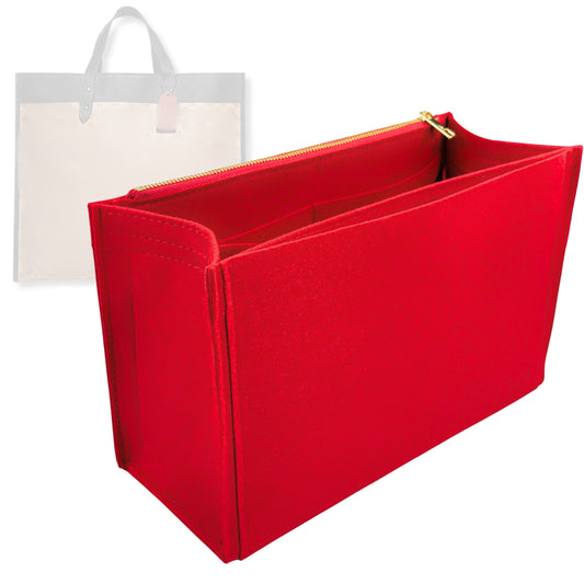 Bag Insert for (Coach, Field Tote 40) Organizer Tote Purse Organiser Liner Shaper [Premium Felt Material]