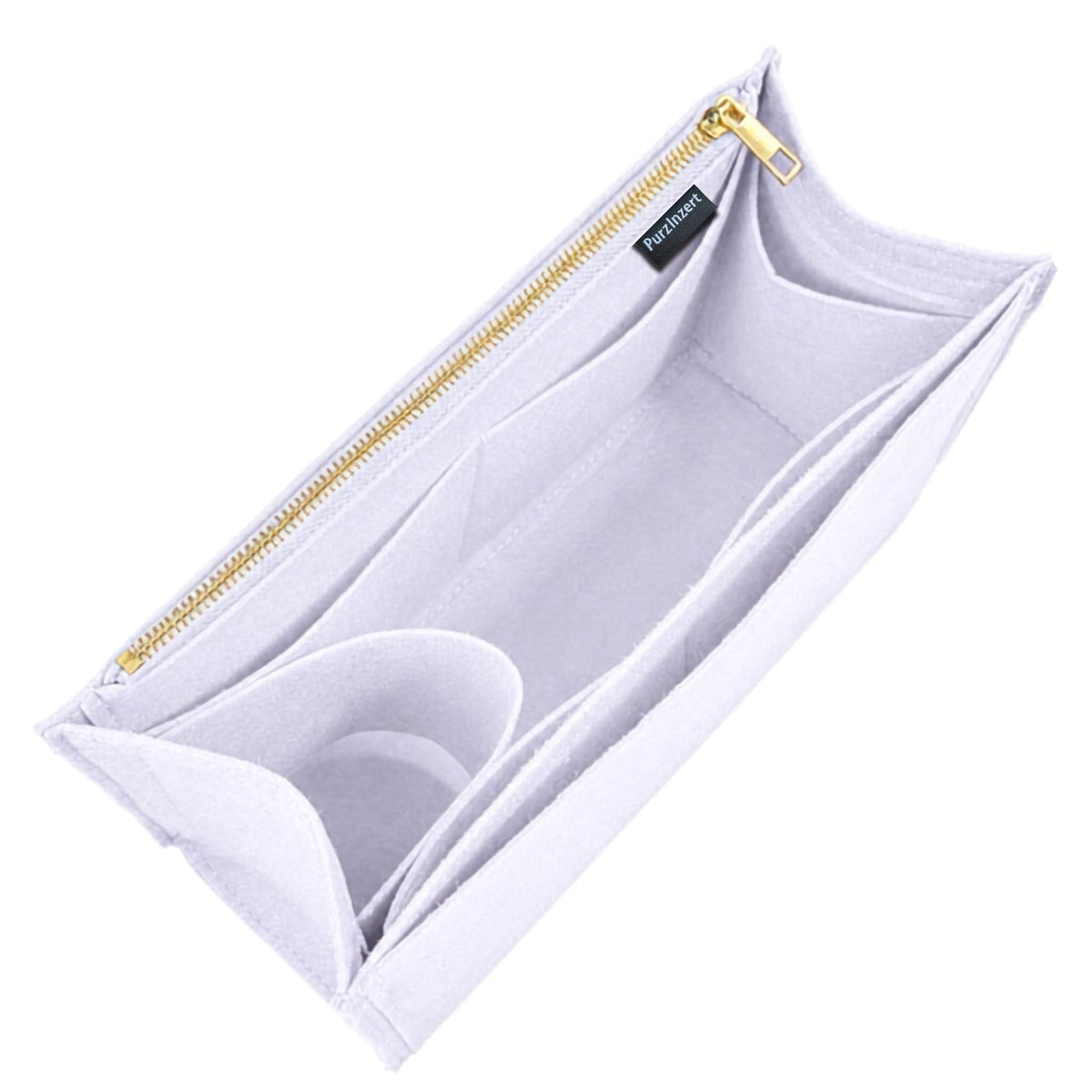 Bag Insert for (Dior, Dio*iviera Medium Spongy Book Tote) Organizer of Felt Fabric