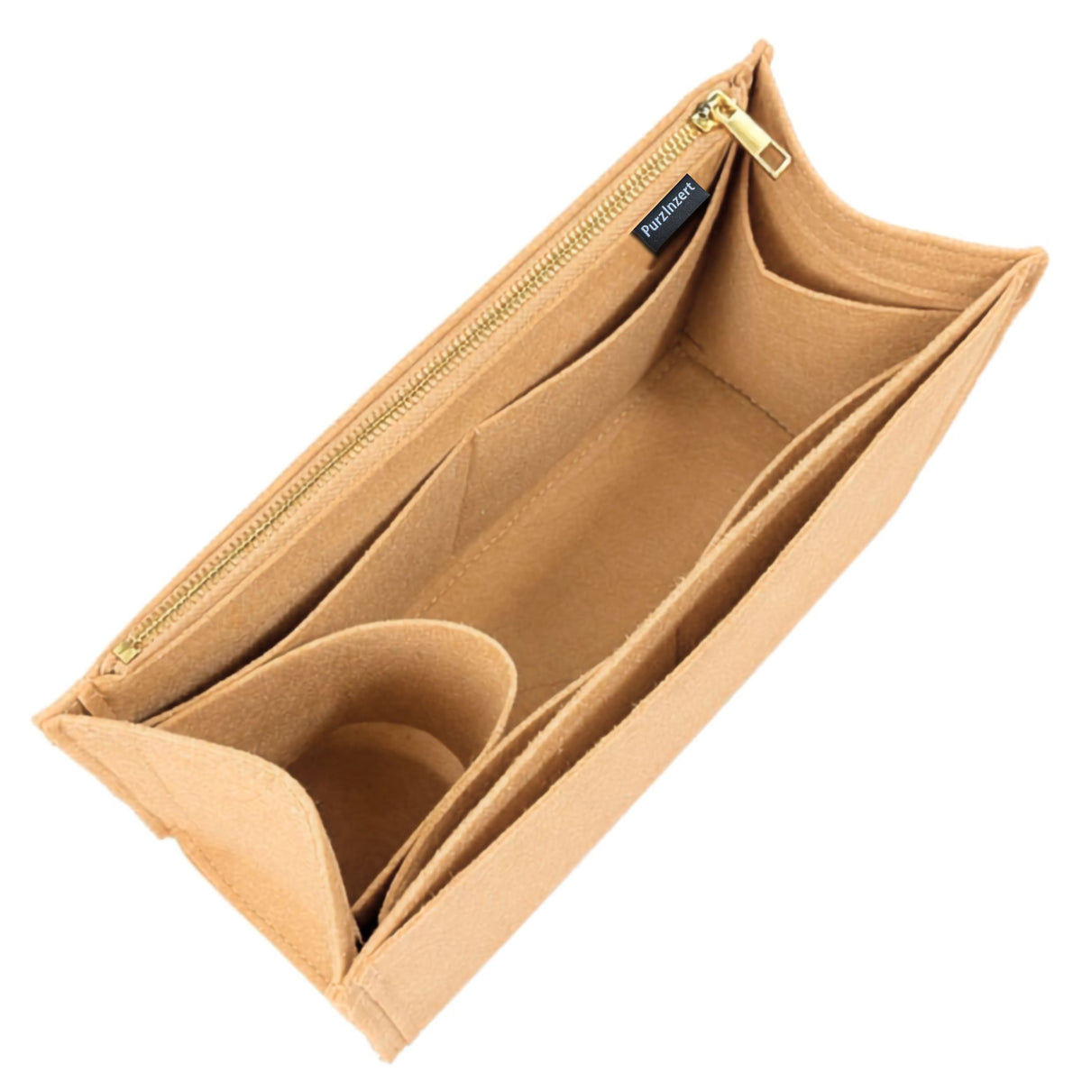 Bag Insert for (Dior, Dio*iviera Medium Spongy Book Tote) Organizer of Felt Fabric