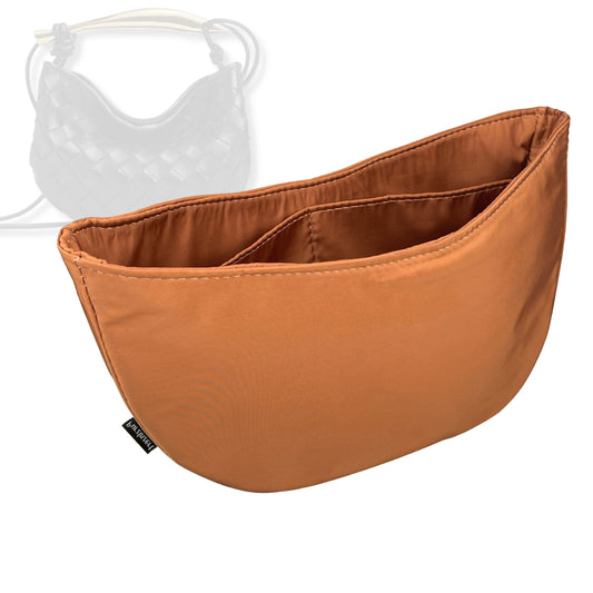 Bag Insert for (Bottega Veneta, Sardine Baby) Organizer Tote Purse Organiser Liner Shaper [Premium Nylon Material]