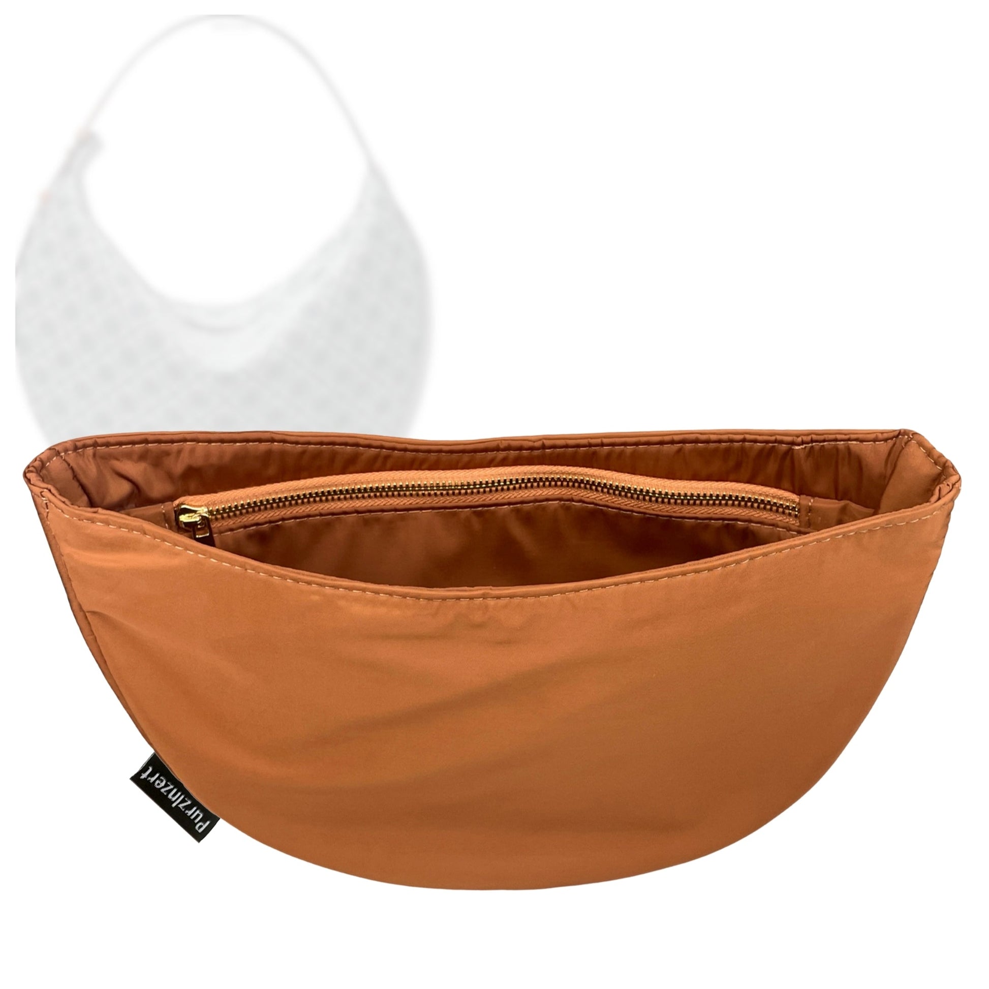 Bag Insert for (Tory Burch, T Monogram Balloon Bag) Organizer Tote Purse Organiser Liner Shaper [Premium Nylon Material]