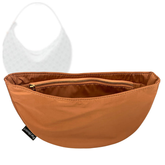 Bag Insert for (Tory Burch, T Monogram Balloon Bag) Organizer Tote Purse Organiser Liner Shaper [Premium Nylon Material]
