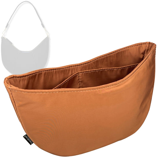 Bag Insert for (Rothys, The Crescent Bag) Organizer Tote Purse Organiser Liner Shaper [Premium Nylon Material]