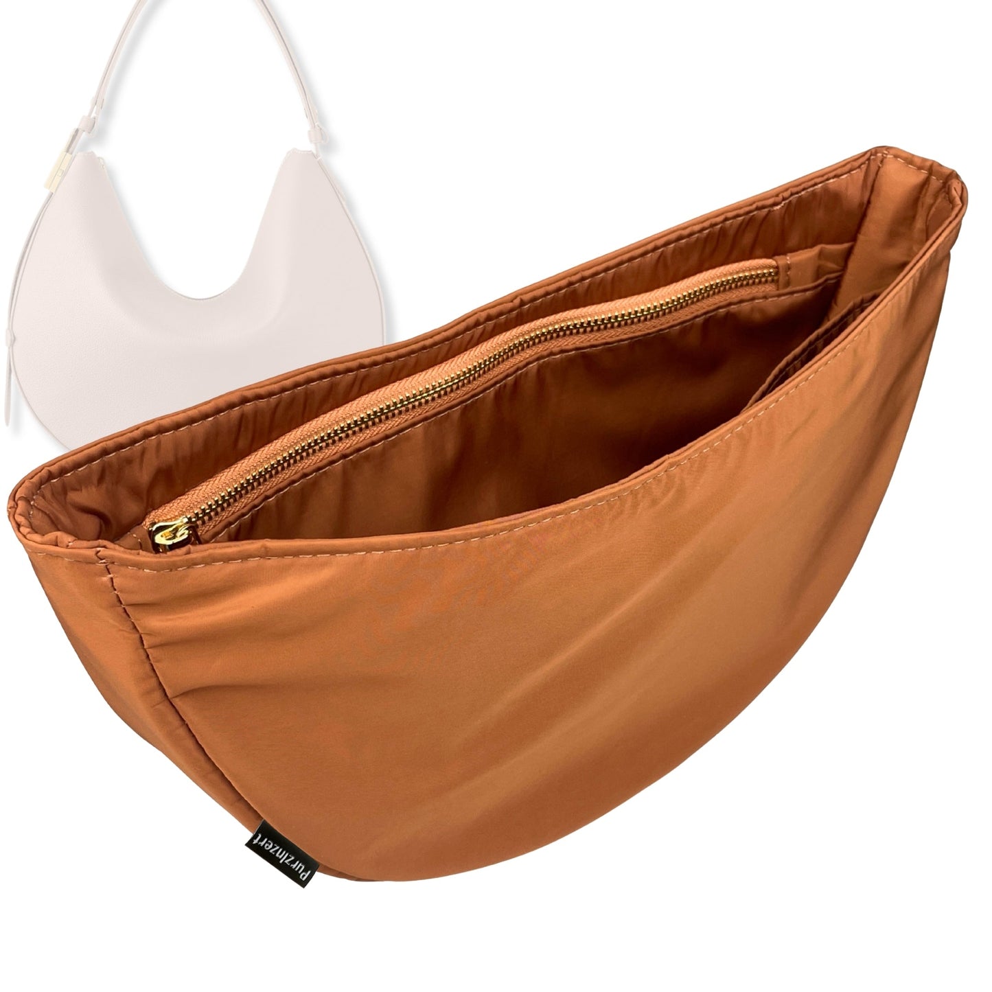 Bag Insert for (LV, Low Key Cookie MM) Organizer Tote Purse Organiser Liner Shaper [Premium Nylon Material]