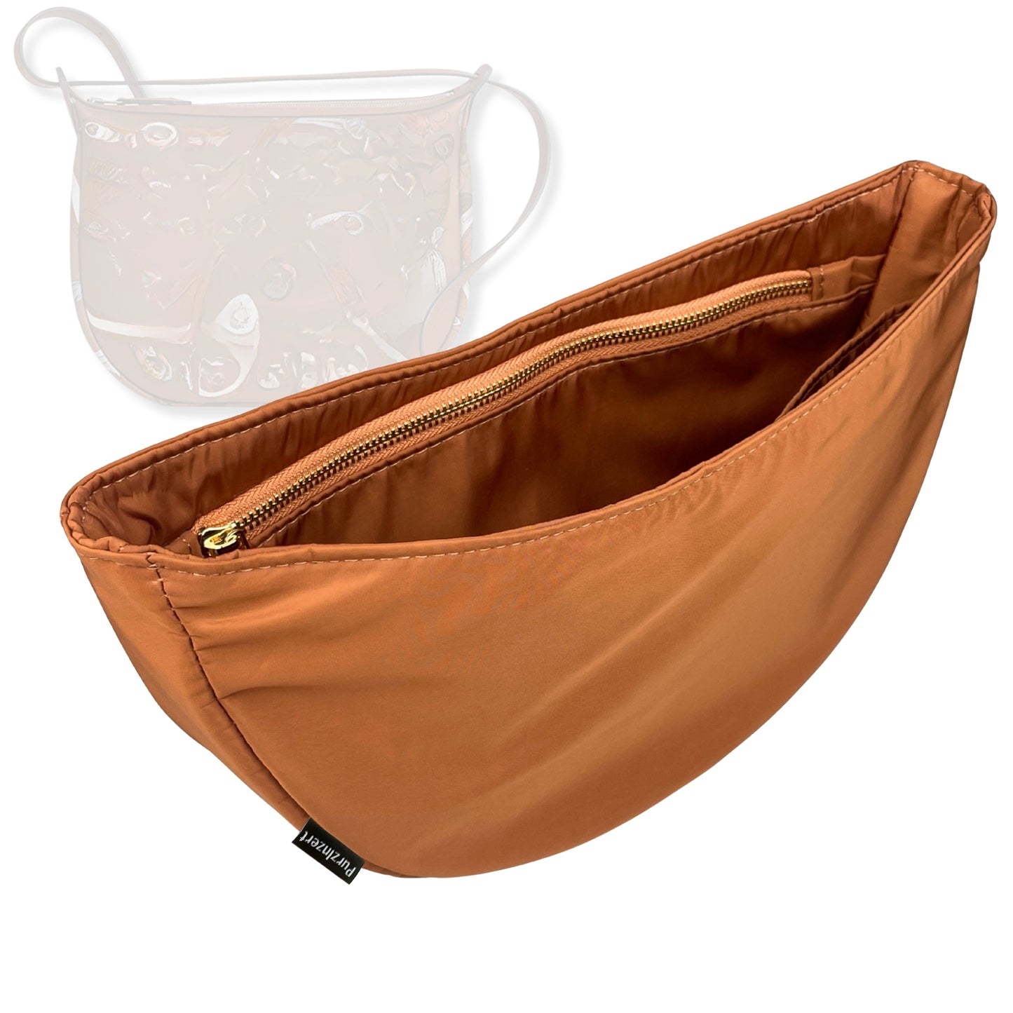 Bag Insert for (Hermes, Sursoie To Go pouch) Organizer Tote Purse Organiser Liner Shaper [Premium Nylon Material]