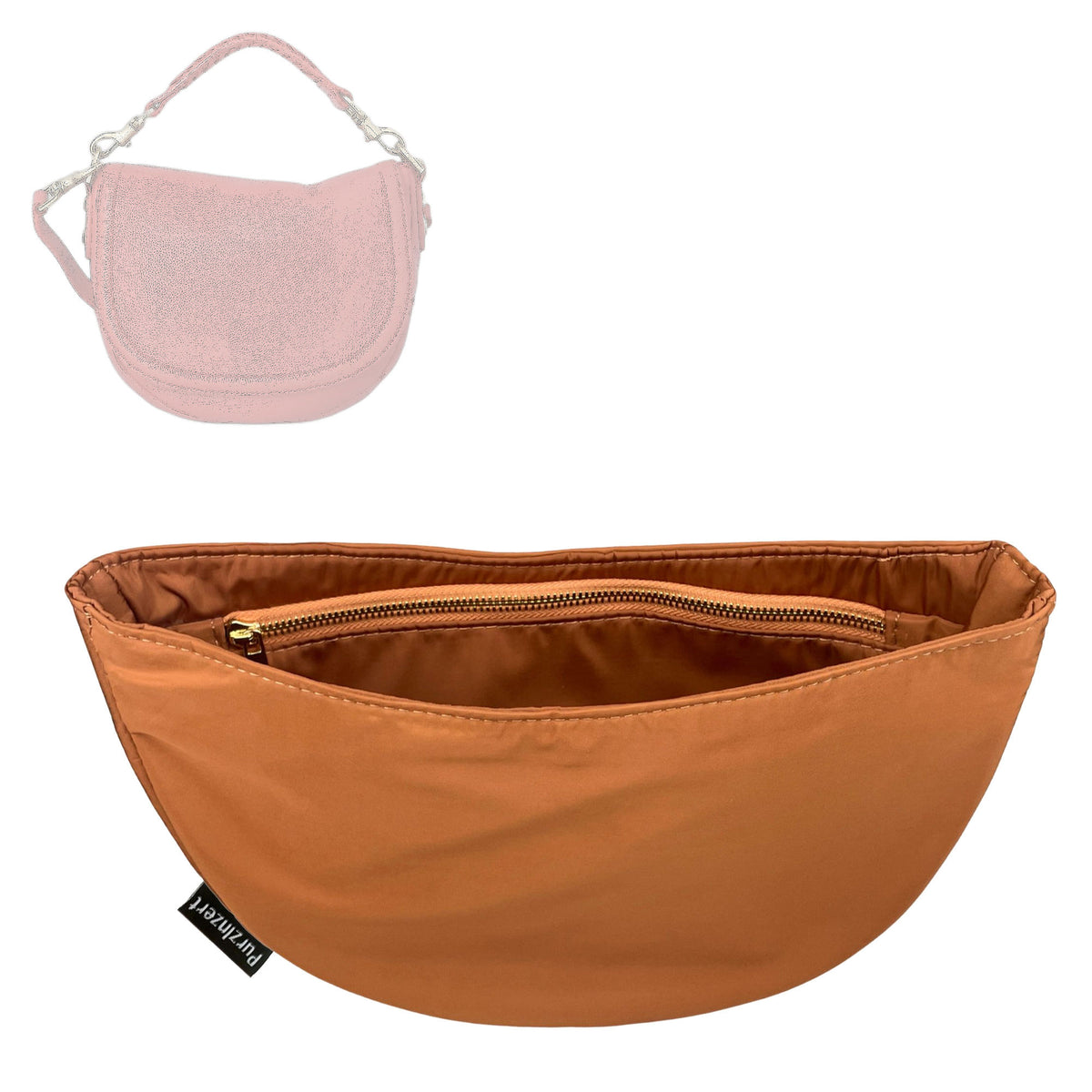 Bag Insert for (Mulberry, Small Effie Satchel) Organizer Tote Purse Organiser Liner Shaper [Premium Nylon Material]