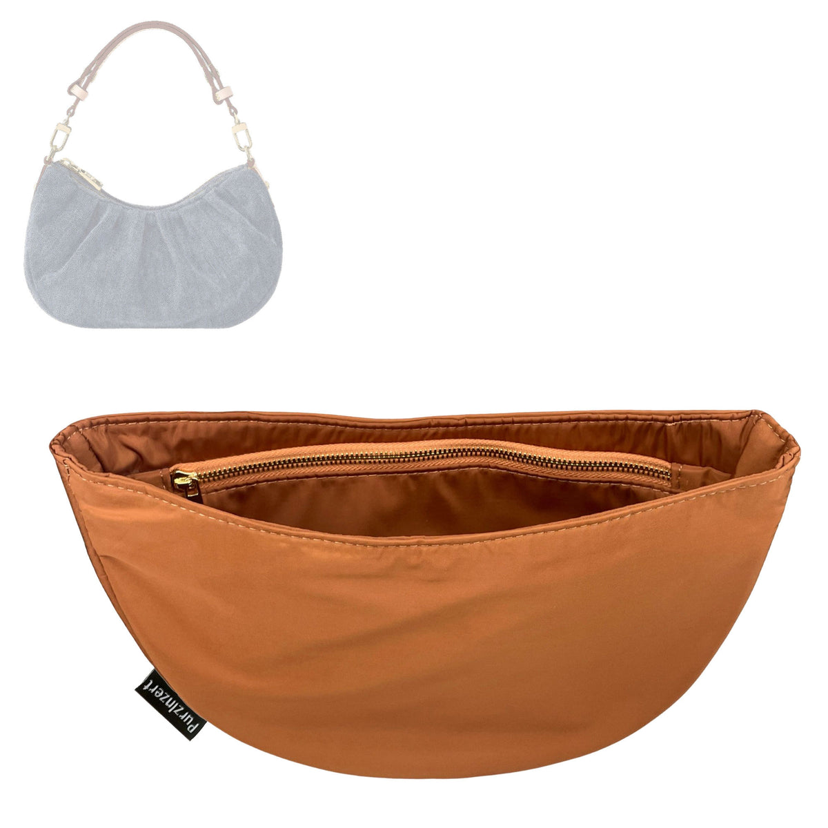 Bag Insert for (LV, Pochette Valley) Organizer Tote Purse Organiser Liner Shaper [Premium Nylon Material]
