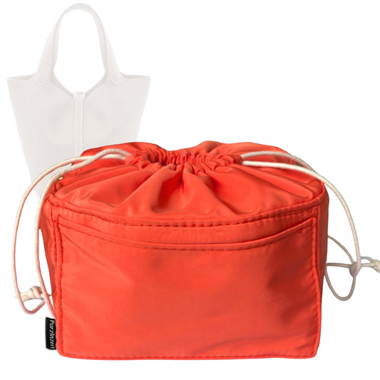 Bag Insert for (Hermes, Picotin 31) Organizer Tote Purse Organiser Liner Shaper [Premium Nylon Material]