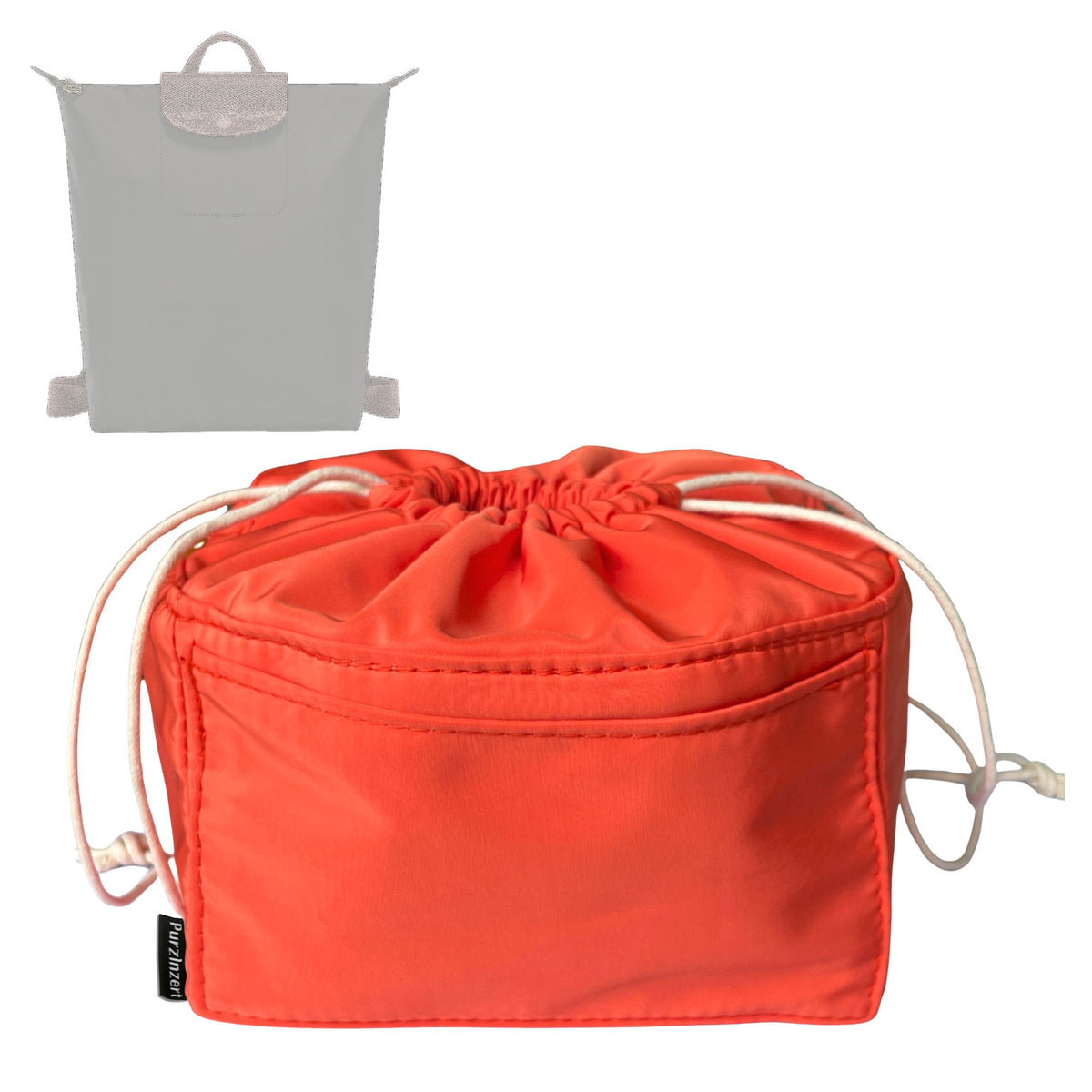 Bag Insert for (Longchamp, Le Pliage One M Backpack) Organizer Tote Purse Organiser Liner Shaper [Premium Nylon Material]