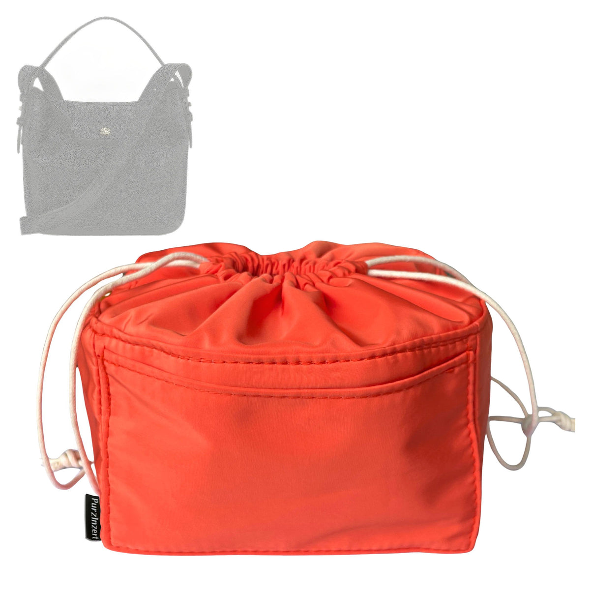 Bag Insert for (Longchamp, Le Cadence S Bucket bag) Organizer Tote Purse Organiser Liner Shaper [Premium Nylon Material]