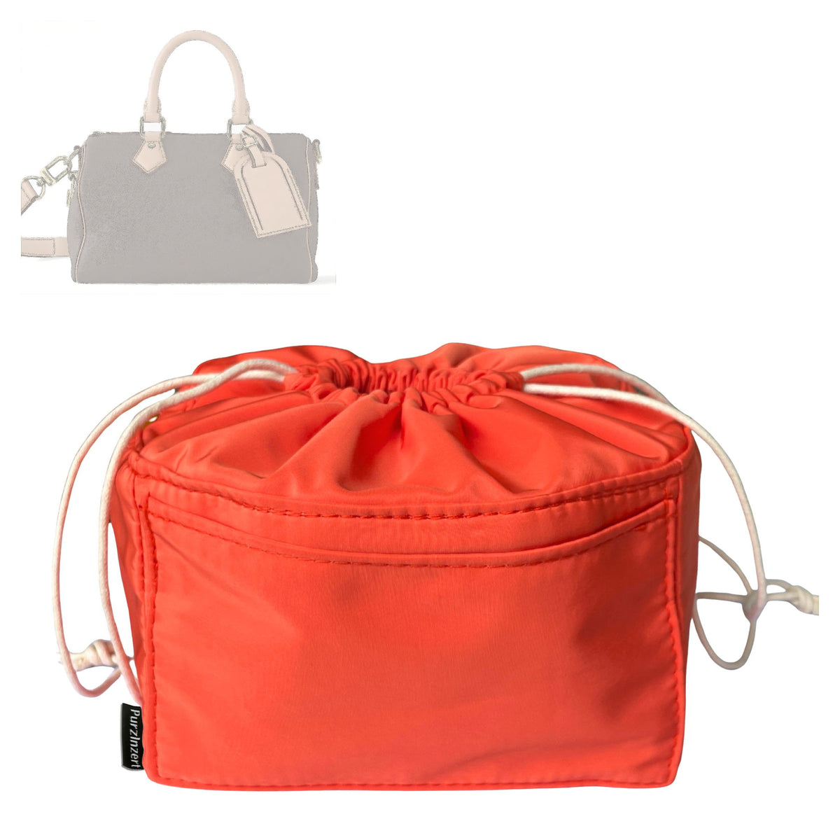Bag Insert for (LV, P9 Speedy 25) Organizer Tote Purse Organiser Liner Shaper [Premium Nylon Material]
