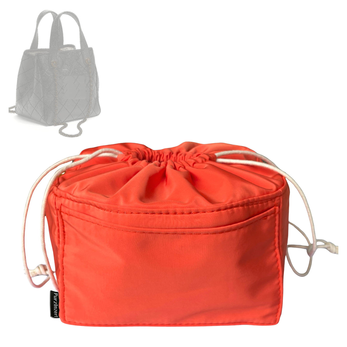 Bag Insert for (Chanel, Mini Shopping Bag) Organizer Tote Purse Organiser Liner Shaper [Premium Nylon Material]