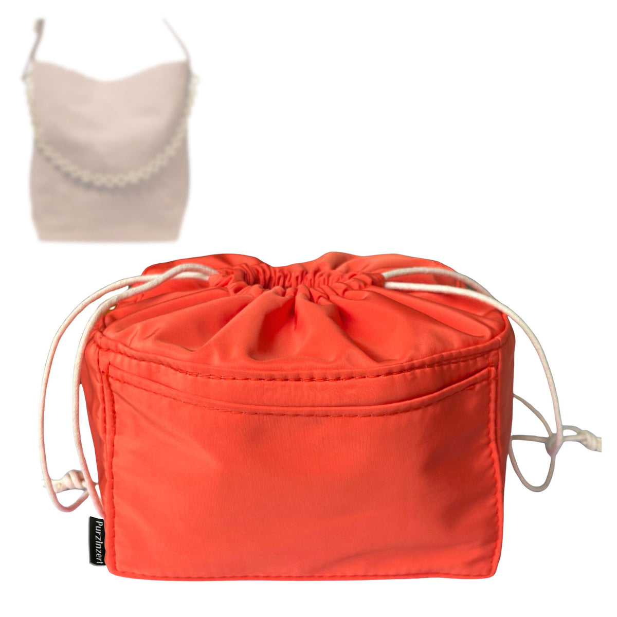 Bag Insert for (Michael Kors, Nolita Large Suede Bucket Tote Bag) Organizer Tote Purse Organiser Liner Shaper [Premium Nylon Material]