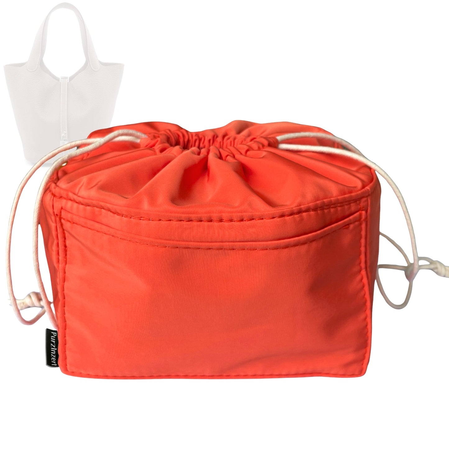 Bag Insert for (Hermes, Picotin 18 (PM)) Organizer Tote Purse Organiser Liner Shaper [Premium Nylon Material]