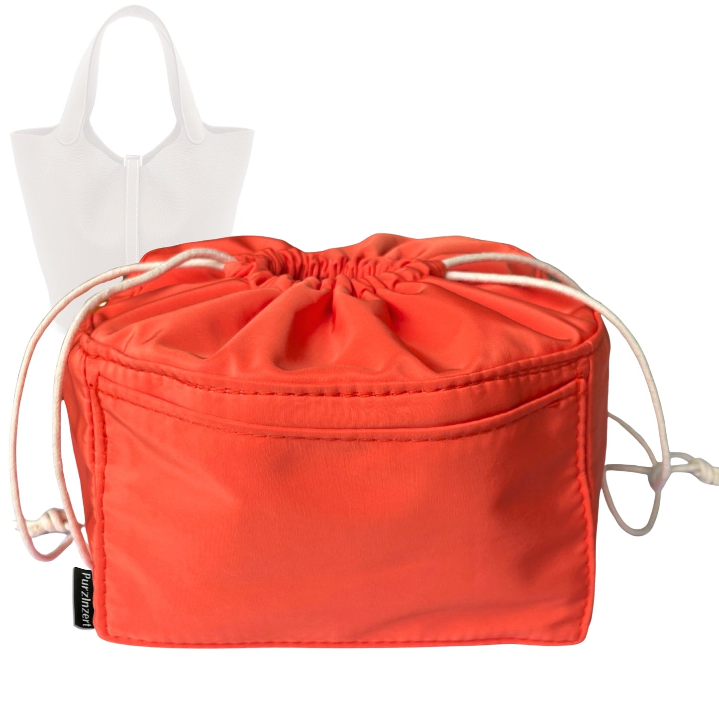 Bag Insert for (Hermes, Picotin 26 (GM)) Organizer Tote Purse Organiser Liner Shaper [Premium Nylon Material]