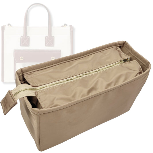 Bag Insert for (Burberry, Medium Freya Tote) Organizer Tote Purse Organiser Liner Shaper [Premium Nylon Material]