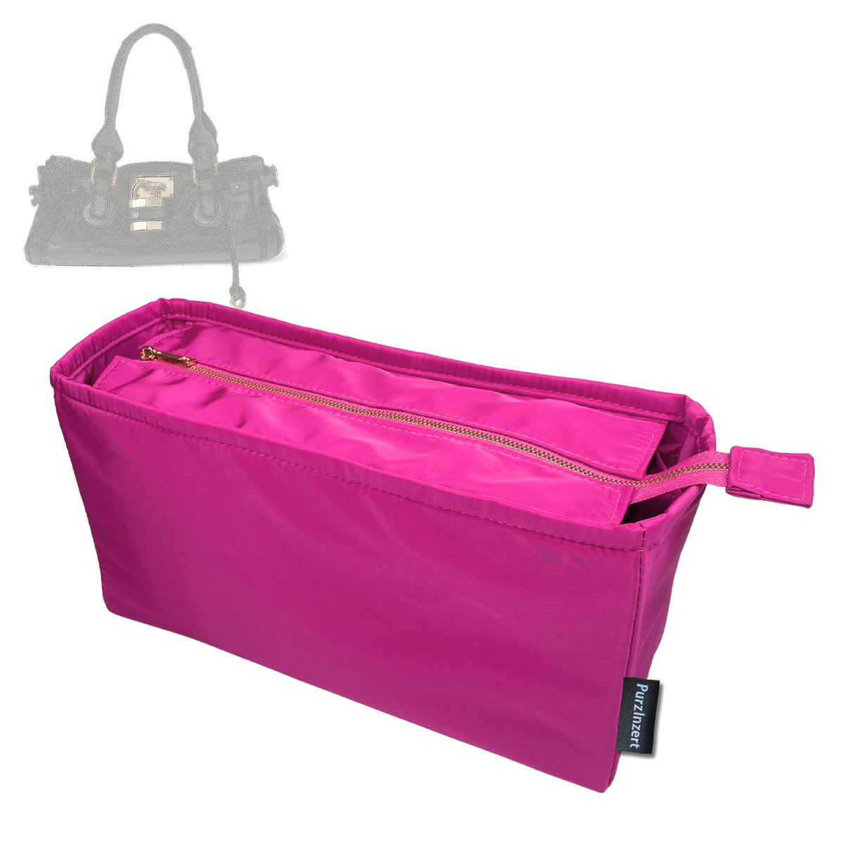 Bag Insert for (Chloe, Paddington bag) Organizer Tote Purse Organiser Liner Shaper [Premium Nylon Material]