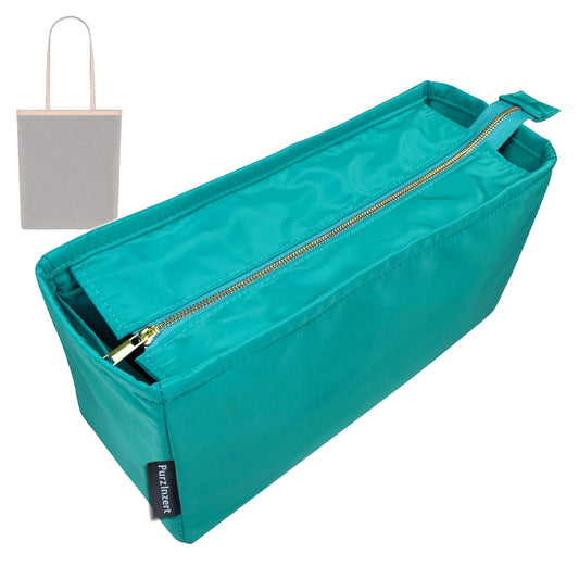 Bag Insert for (Celine, Medium FLAT SHOPPER IN Triomphe Canvas) Organizer Tote Purse Organiser Liner Shaper [Premium Nylon Material]