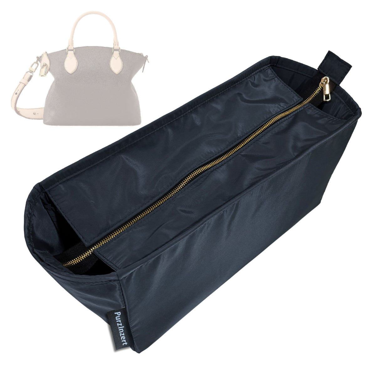 Bag Insert for (LV, Neo Lockit PM) Organizer Tote Purse Organiser Liner Shaper [Premium Nylon Material]