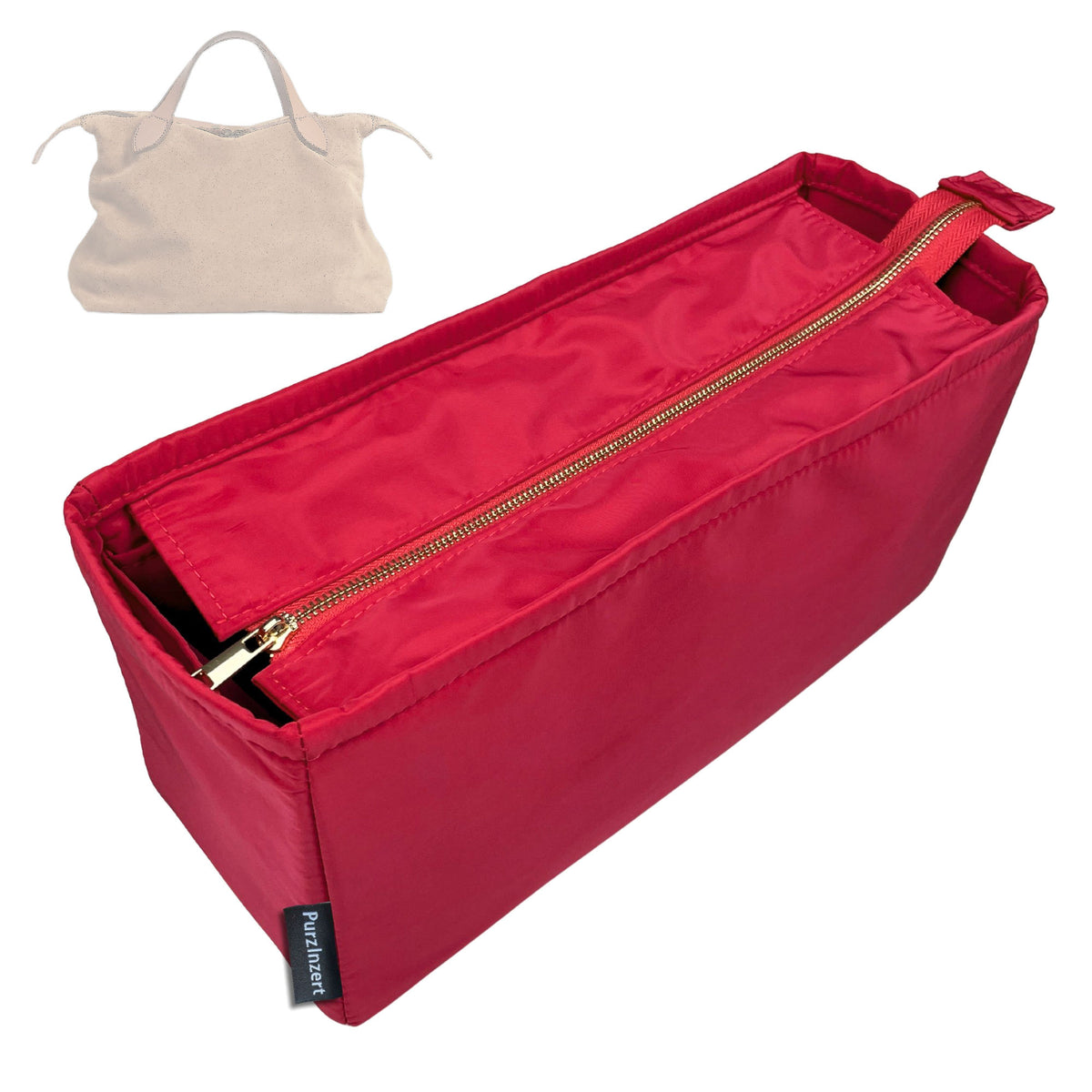 Bag Insert for (Parker Thatch, Charlie Bag) Organizer Tote Purse Organiser Liner Shaper [Premium Nylon Material]