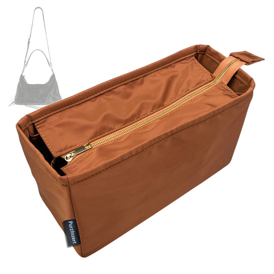 Bag Insert for (Balenciaga, Men Le City Moto Medium) Organizer Tote Purse Organiser Liner Shaper [Premium Nylon Material]