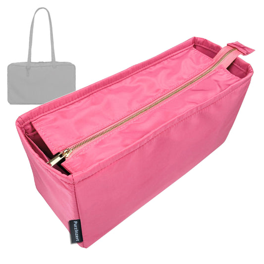 Bag Insert for (Baggu, Medium Nylon Bowler Bag 37cm) Organizer Tote Purse Organiser Liner Shaper [Premium Nylon Material]