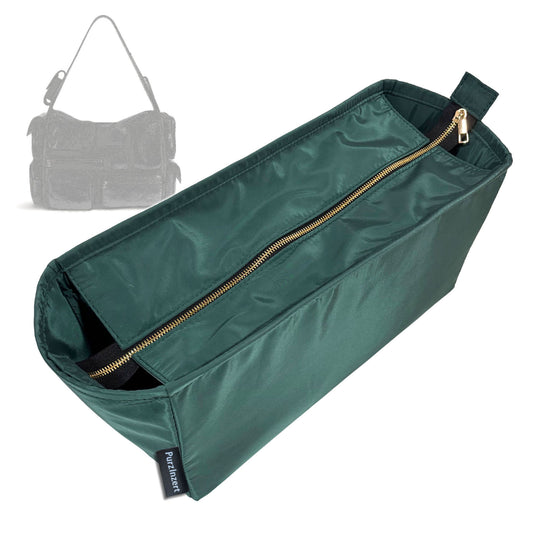 Bag Insert for (Balenciaga, Superbusy Sling Bag Large in Black) Organizer Tote Purse Organiser Liner Shaper [Premium Nylon Material]