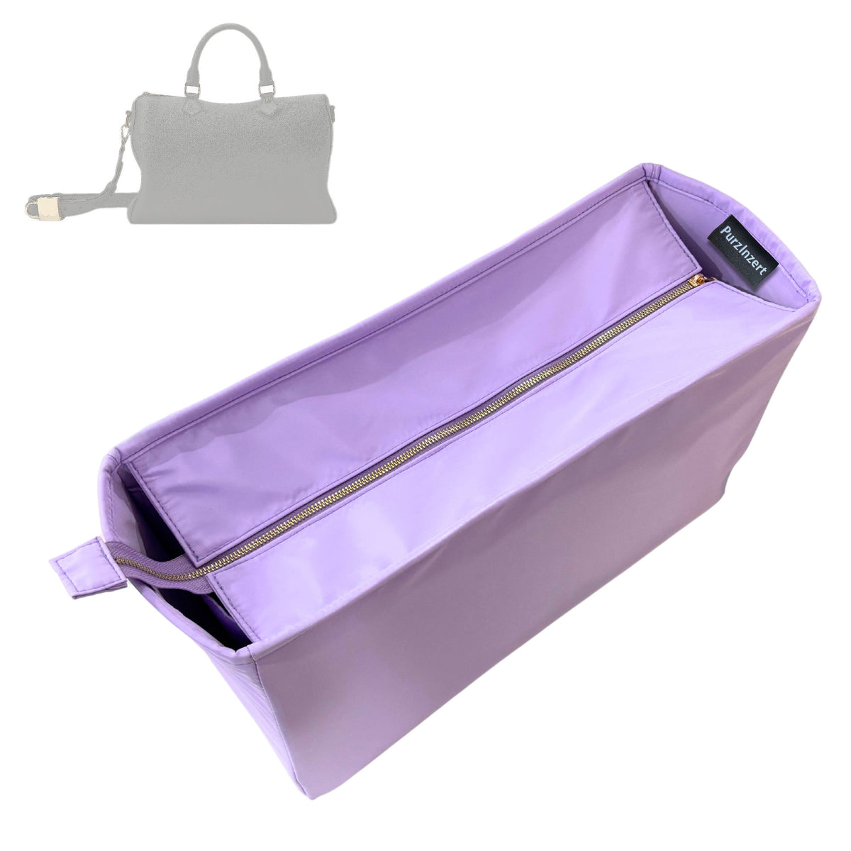 Bag Insert for (LV, Low Key Speedy Soft 30) Organizer Tote Purse Organiser Liner Shaper [Premium Nylon Material]