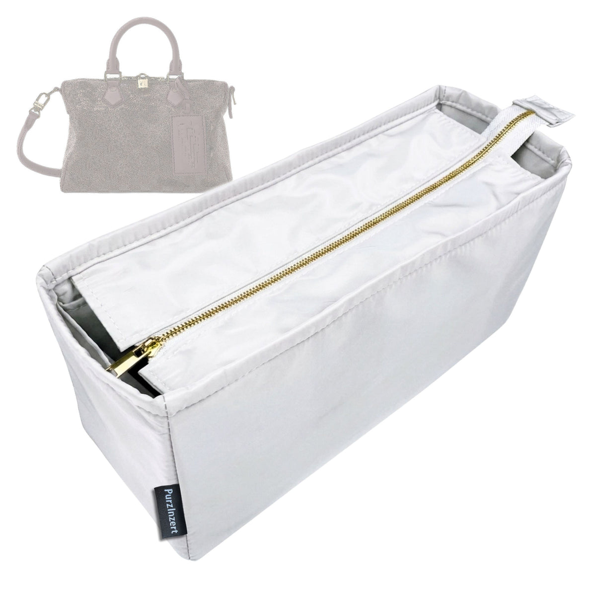 Bag Insert for (LV, Speedy Soft 25) Organizer Tote Purse Organiser Liner Shaper [Premium Nylon Material]