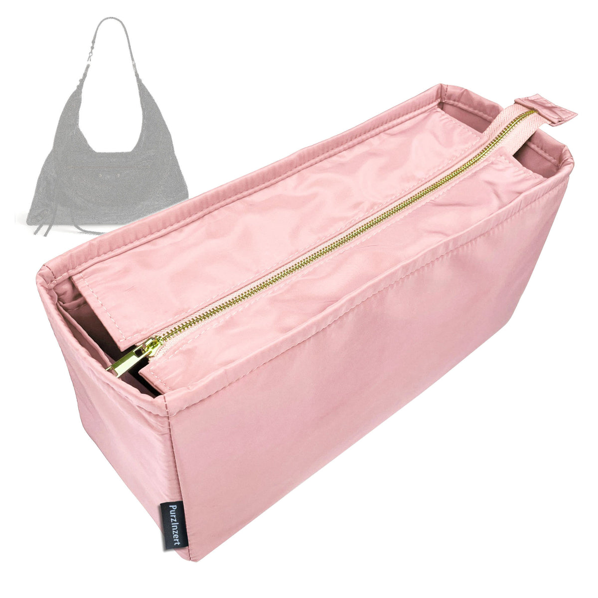 Bag Insert for (Balenciaga, Le City Hobo Large) Organizer Tote Purse Organiser Liner Shaper [Premium Nylon Material]