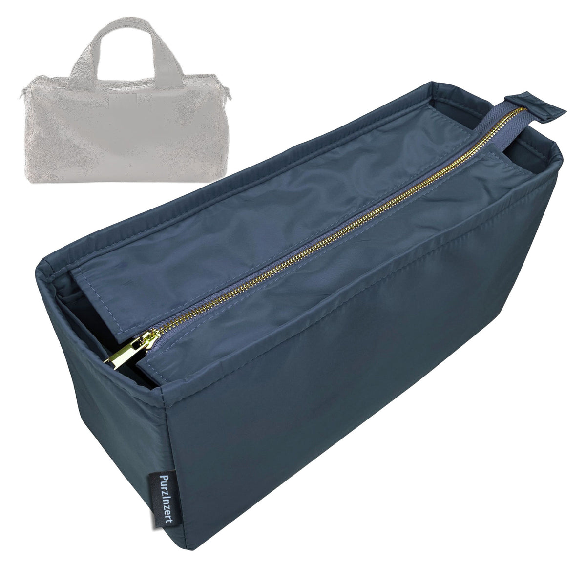 Bag Insert for (Prada, Small Nappa Leather Duffle Bag) Organizer Tote Purse Organiser Liner Shaper [Premium Nylon Material]