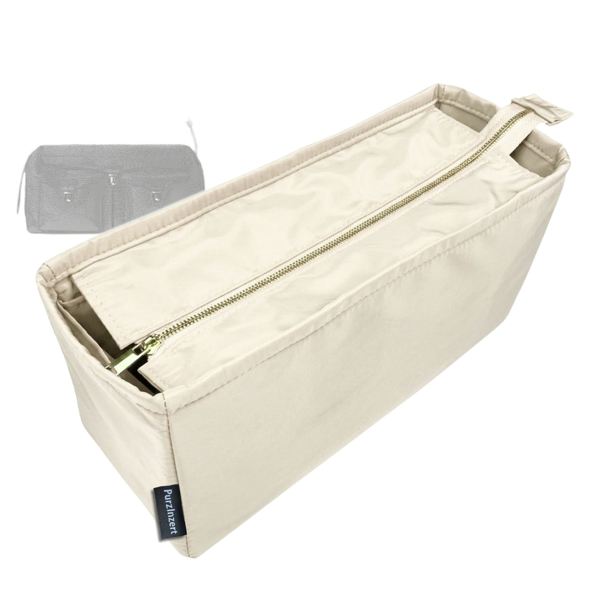 Bag Insert for (Lemaire, Soft Gear) Organizer Tote Purse Organiser Liner Shaper [Premium Nylon Material]