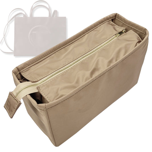 Bag Insert for (Telfar, Medium Shopping Bag) Organizer Tote Purse Organiser Liner Shaper [Premium Nylon Material]