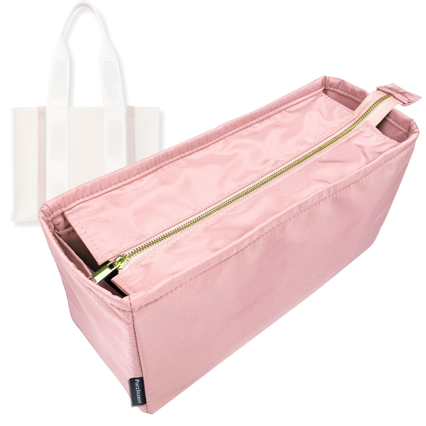 Bag Insert for (Chloe, Medium Woody Tote) Organizer Tote Purse Organiser Liner Shaper [Premium Nylon Material]