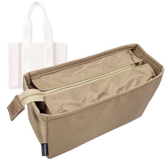 Bag Insert for (Chloe, Large Woody Tote) Organizer Tote Purse Organiser Liner Shaper [Premium Nylon Material]