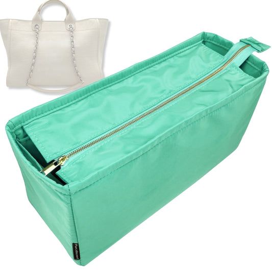 Bag Insert for (Chanel, Deauville Canvas Small) Organizer Tote Purse Organiser Liner Shaper [Premium Nylon Material]