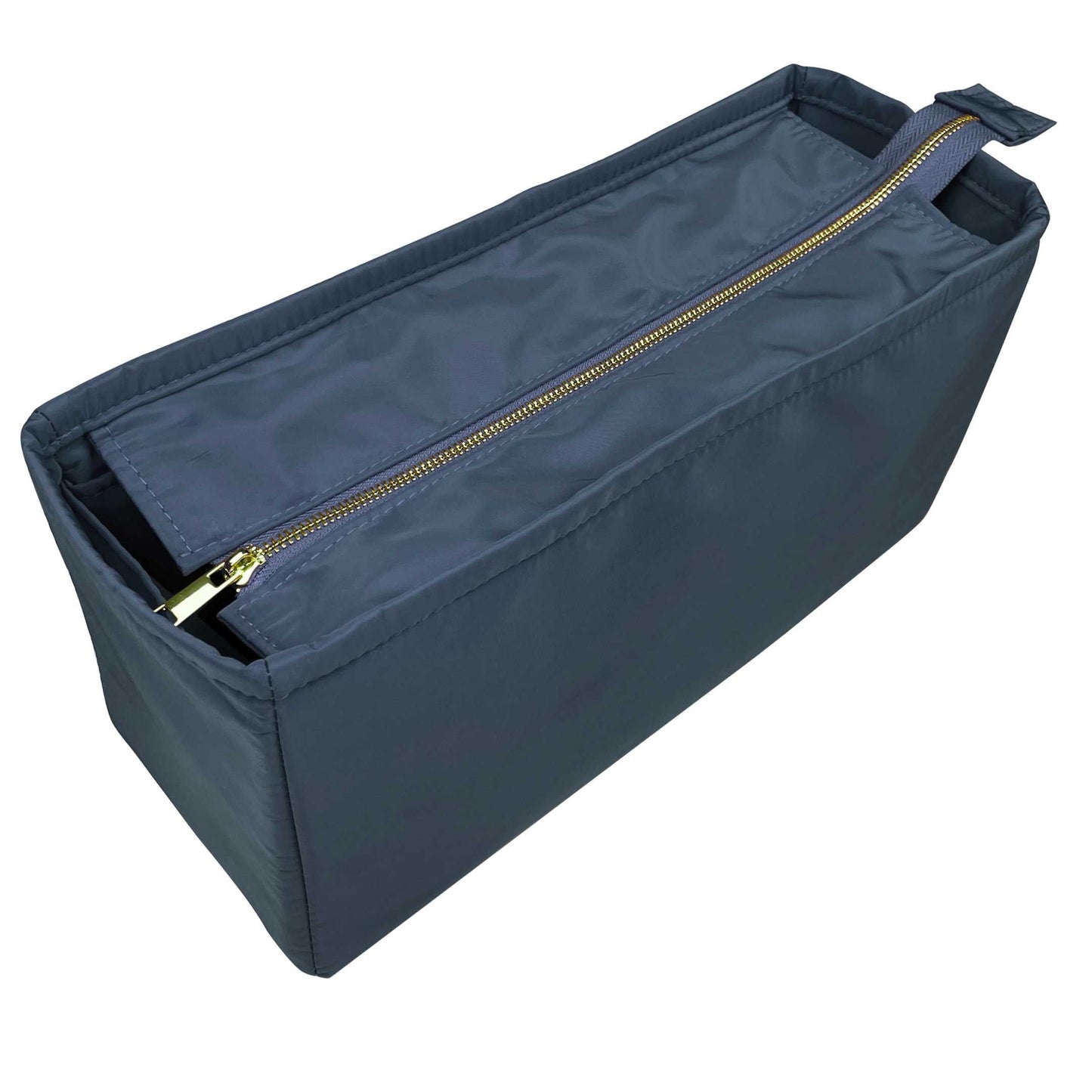 Bag Insert for (Christian Louboutin, By My Side small leather-trimmed raffia tote) Organizer of Nylon Fabric