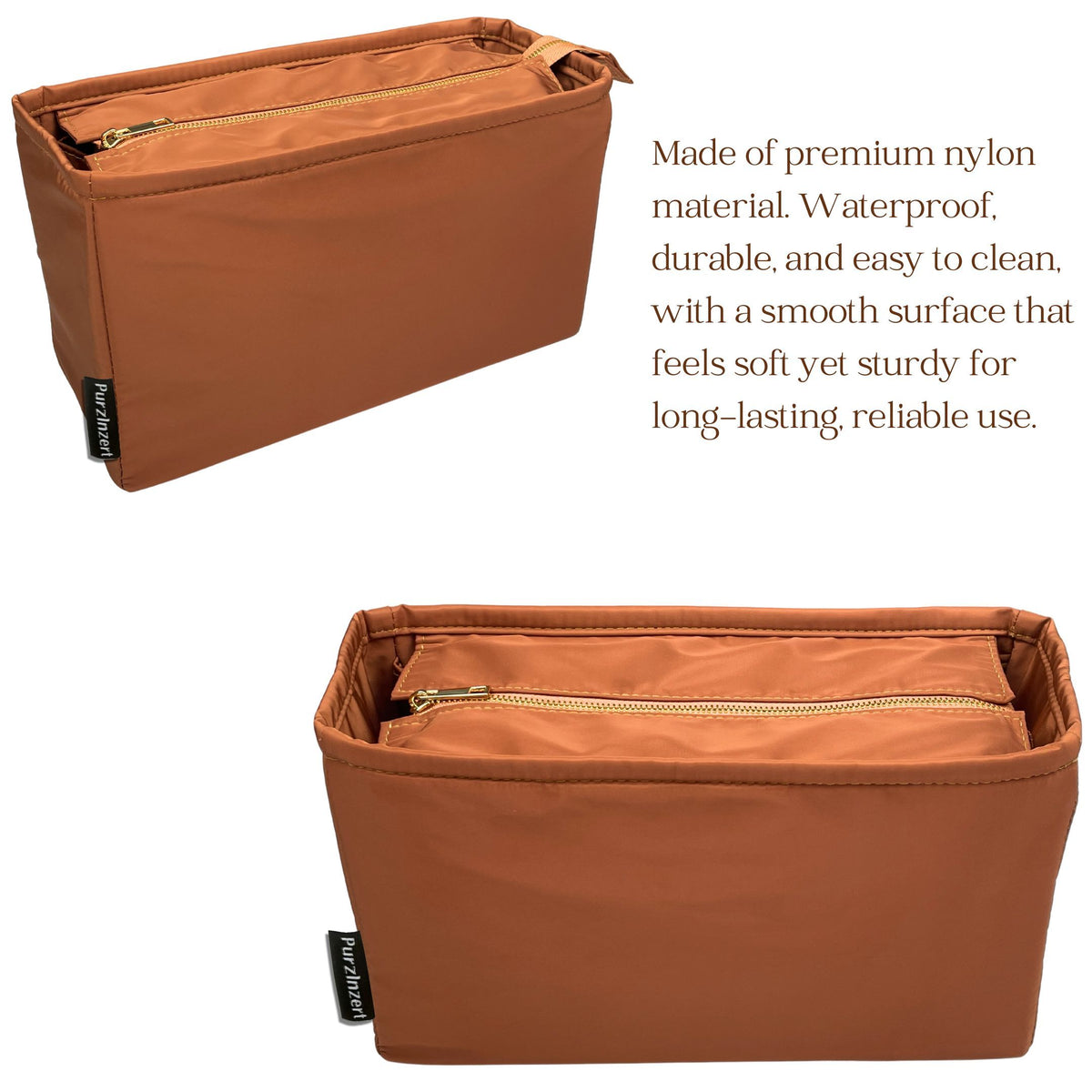 Bag Insert for (Gucci, Brera large crossbody bag) Organizer of Nylon Fabric