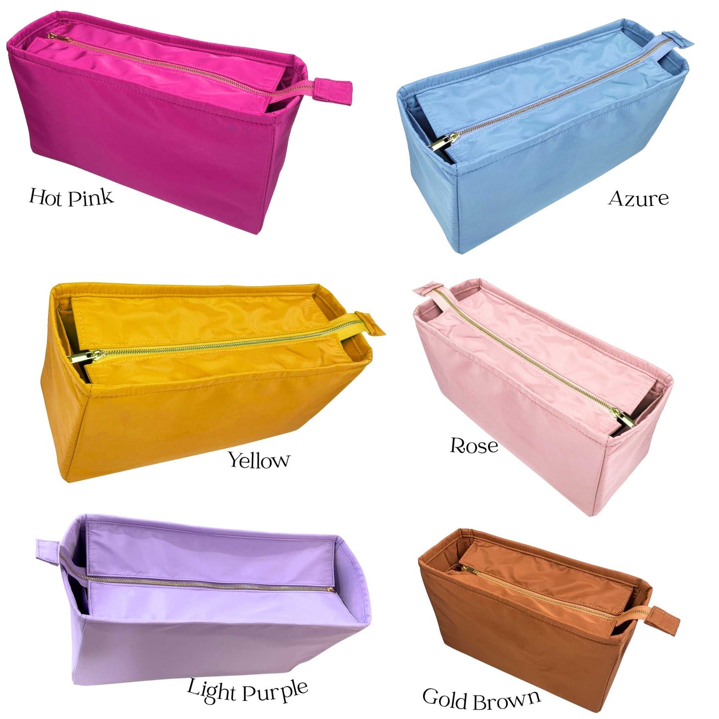 Bag Insert for (LV, OnTheGo PM (Small)) Organizer of Nylon Fabric