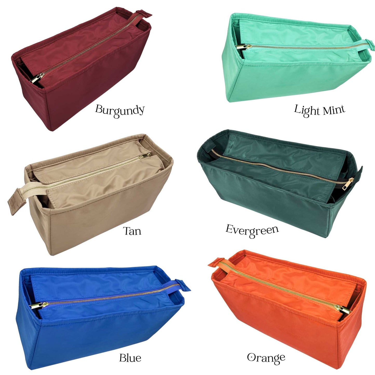 Bag Insert for (LV, OnTheGo GM (Large)) Organizer of Nylon Fabric