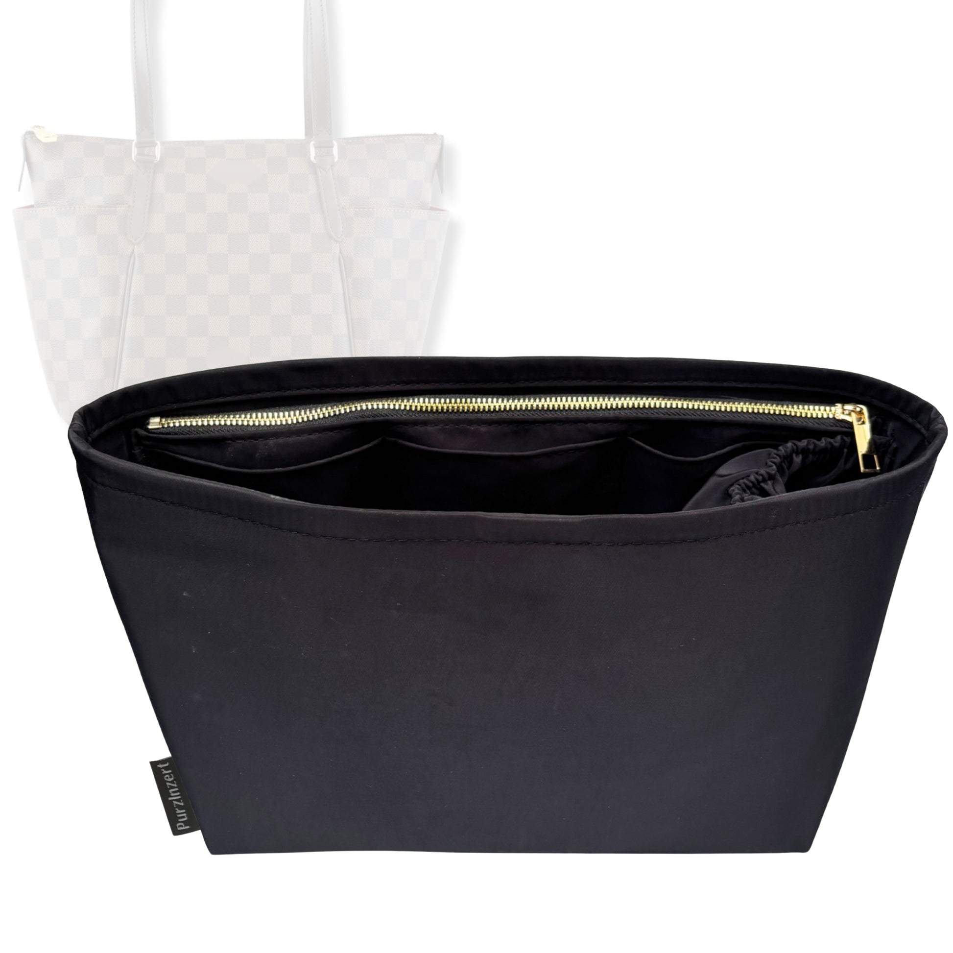Bag Insert for (LV, Totally GM (Large)) Organizer Tote Purse Organiser Liner Shaper [Premium Nylon Material]