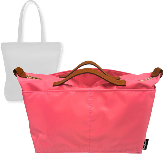 Bag Insert for (Cuyana, Tall Easy Zipper Tote) Organizer Tote Purse Organiser Liner Shaper [Premium Nylon Material]