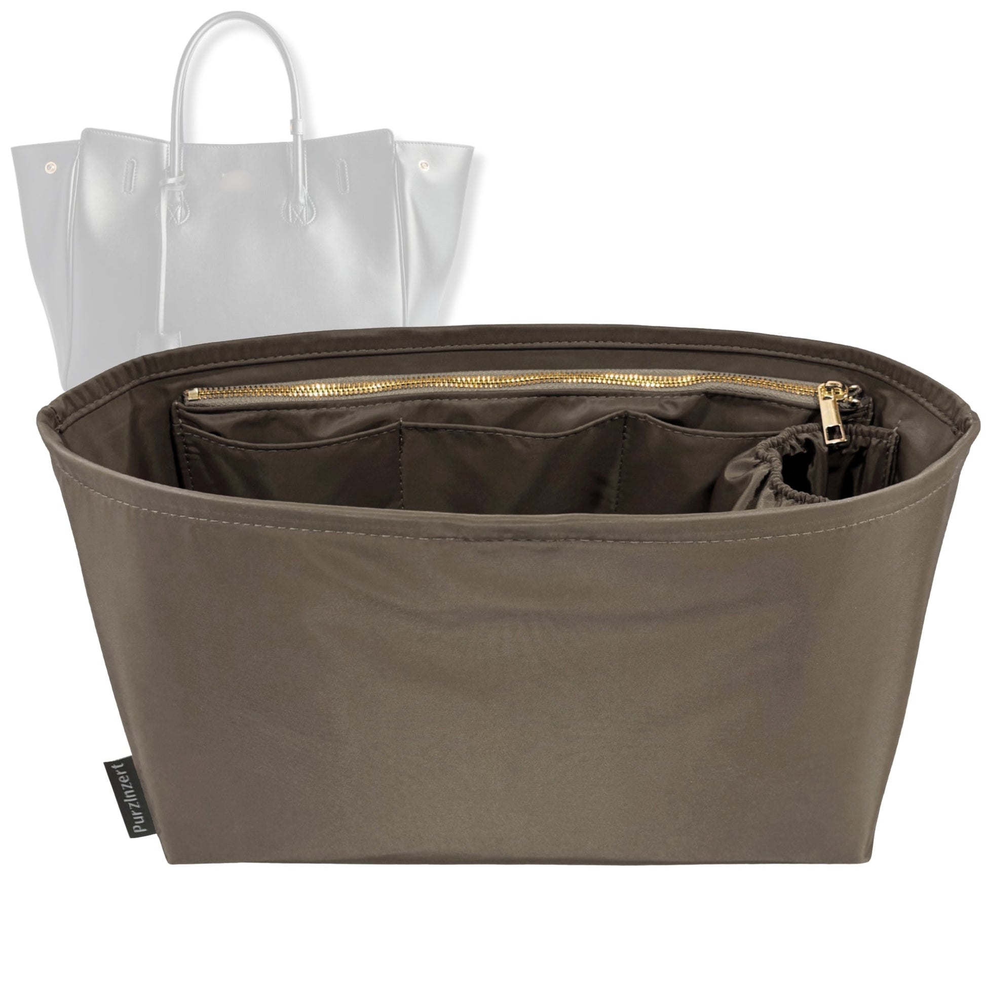 Bag Insert for (Balenciaga, Hampton Carry Small) Organizer Tote Purse Organiser Liner Shaper [Premium Nylon Material]