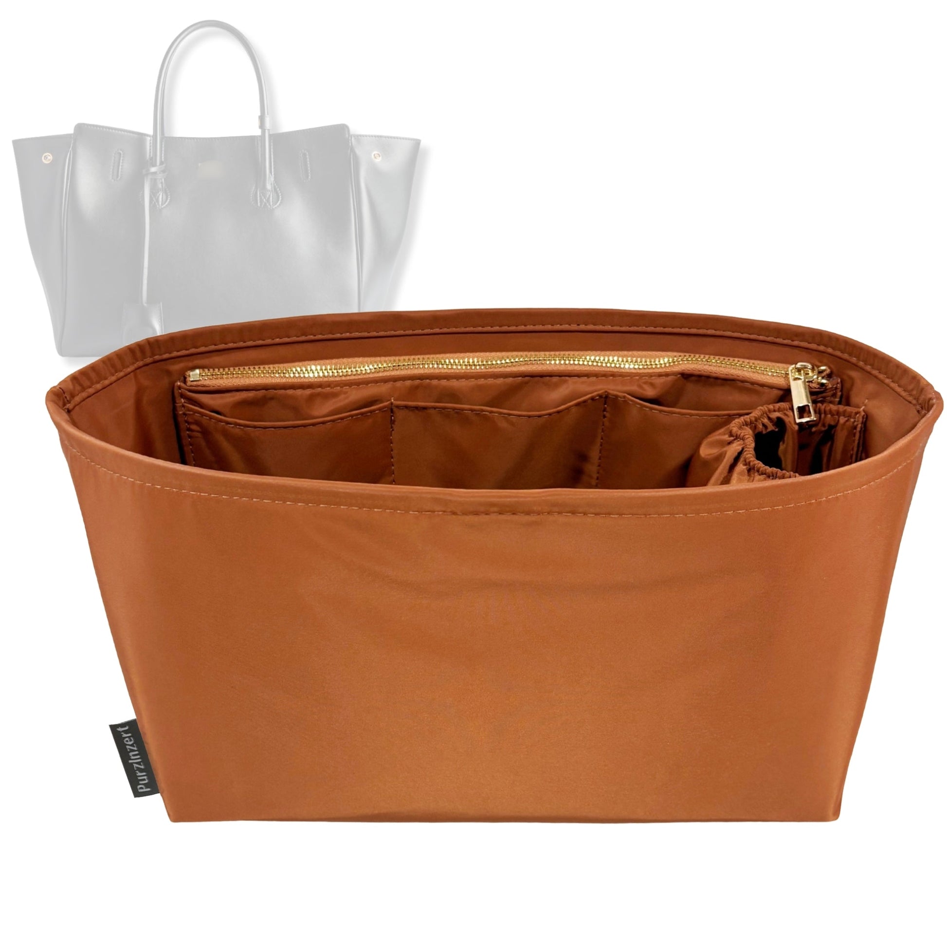 Bag Insert for (Balenciaga, Hampton Carry Mini) Organizer Tote Purse Organiser Liner Shaper [Premium Nylon Material]