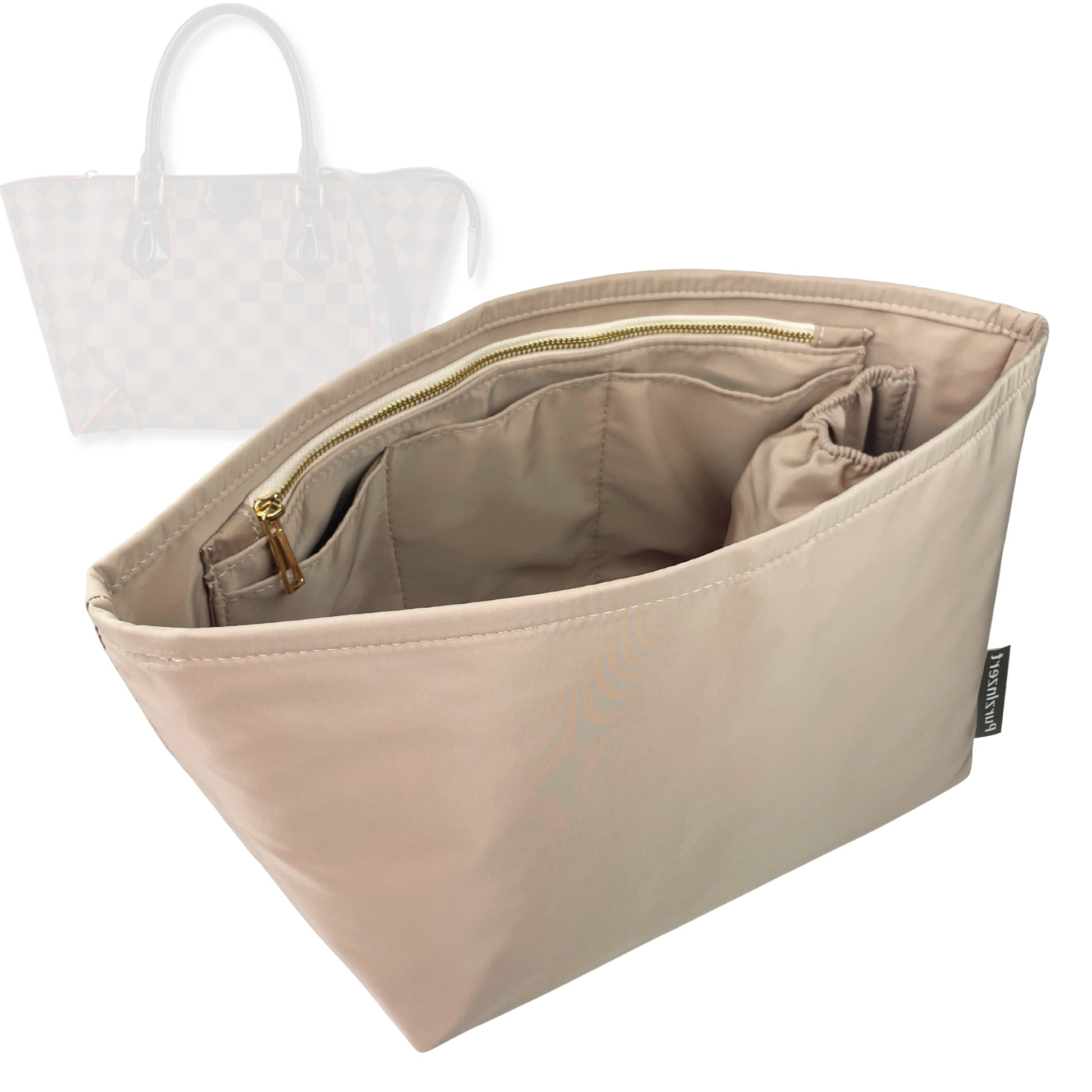 Bag Insert for (LV, Caissa Tote PM (Small)) Organizer Tote Purse Organiser Liner Shaper [Premium Nylon Material]