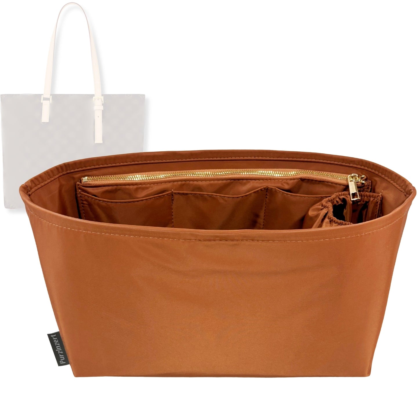 Bag Insert for (LV, Piano Bag) Organizer Tote Purse Organiser Liner Shaper [Premium Nylon Material]