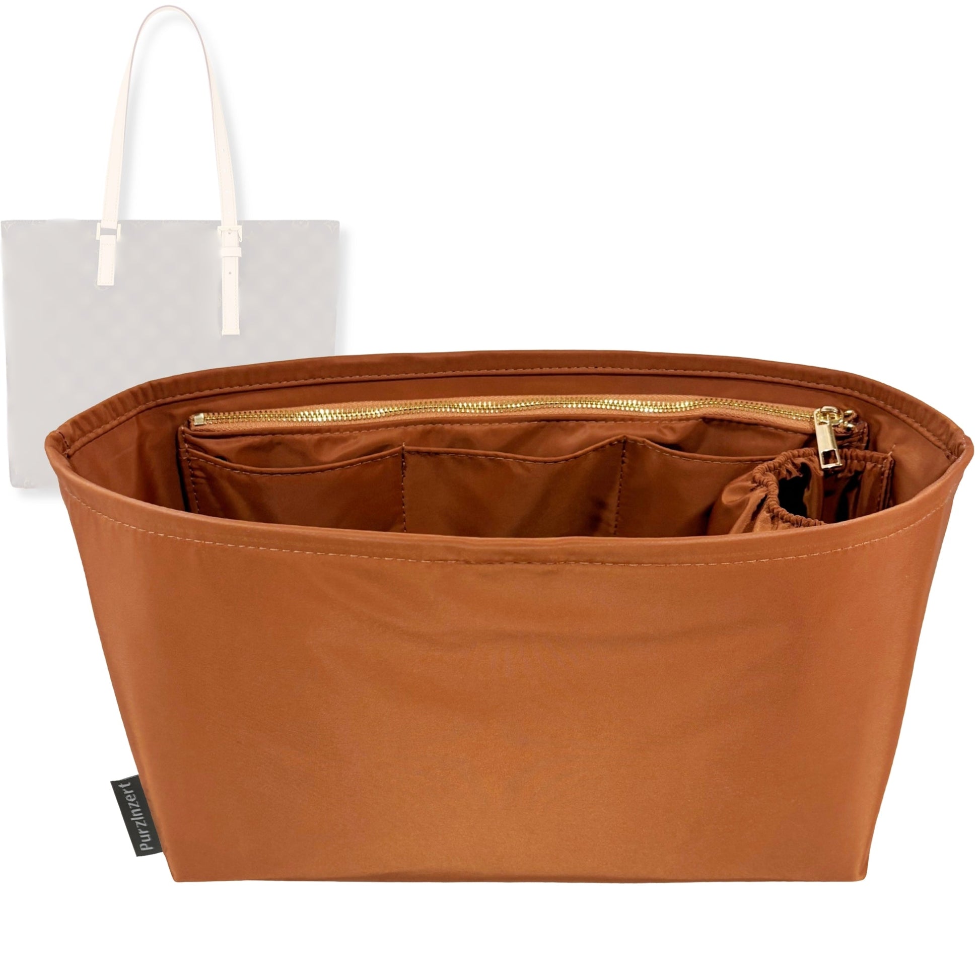 Bag Insert for (LV, Piano Bag) Organizer Tote Purse Organiser Liner Shaper [Premium Nylon Material]