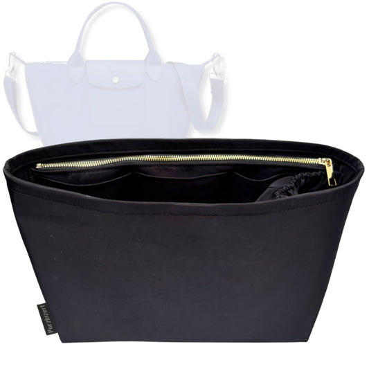 Bag Insert for (Longchamp, Le Pliage Néo Top Handle Large) Organizer Tote Purse Organiser Liner Shaper [Premium Nylon Material]