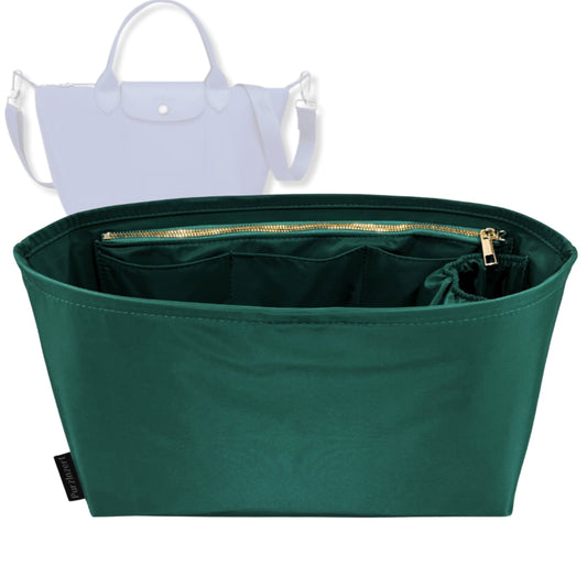 Bag Insert for (Longchamp, Le Pliage Néo Top Handle Medium) Organizer Tote Purse Organiser Liner Shaper [Premium Nylon Material]