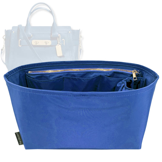 Bag Insert for (Coach, Swagger Carryall) Organizer Tote Purse Organiser Liner Shaper [Premium Nylon Material]
